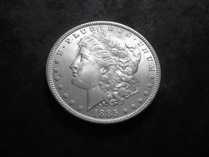 lot 10 image: 1885 Morgan Silver Dollar
