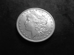lot 19 image: 1890  Morgan Silver Dollar