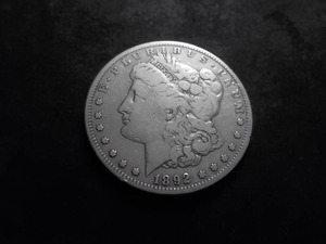 lot 24 image: 1892 S Morgan Silver Dollar