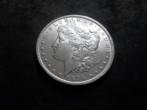 lot 25 image: 1896 Morgan Silver Dollar