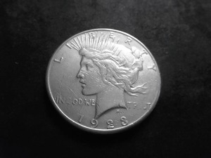 lot 38 image: 1923 S Peace Silver Dollar