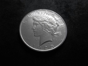 lot 41 image: 1925 Peace Silver Dollar