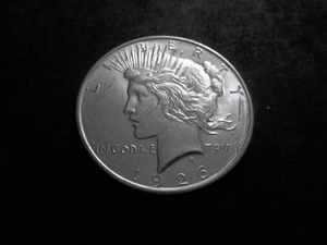 lot 44 image: 1926 D Silver Peace Dollar