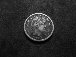 lot 53 image: 1898 S Barber Dime