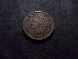 lot 54 image: 1895 Indian Head Cent