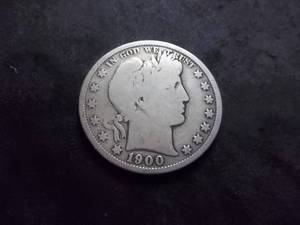 lot 61 image: 1900 Barber Half Dollar