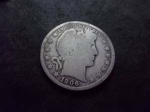 lot 63 image: 1906 Barber Half Dollar