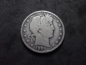 lot 64 image: 1906 D Barber Half Dollar