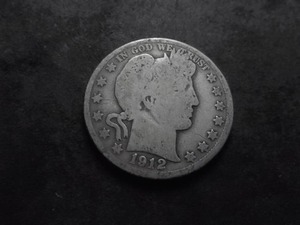 lot 72 image: 1912 D Barber Half Dollar