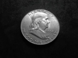 lot 86 image: 1952 D Franklin Half Dollar MS Full Bell