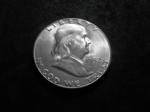 lot 87 image: 1952 S Franklin Half Dollar MS
