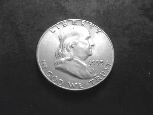 lot 89 image: 1953 D Franklin Half Dollar MS Full Bell