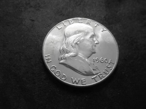lot 102 image: 1960 Franklin Half Dollar MS Full Bell