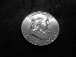 lot 104 image: 1961 Franklin Half Dollar MS Full Bell