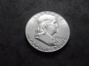 lot 107 image: 1962 D Franklin Half Dollar MS Full Bell