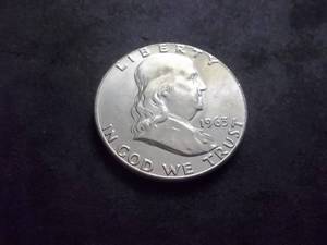 lot 108 image: 1963 Franklin Half Dollar MS Full Bell
