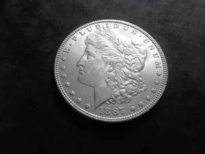 lot 15 image: 1887  Morgan Silver Dollar