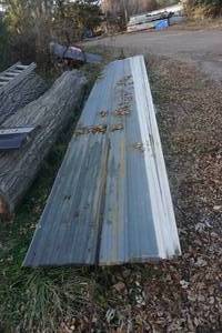 lot 5 image: Large Lot of 37 Pieces of Construction Tin