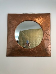 lot 22 image: Unique Copper Look Mirror