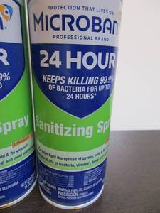Microban Sanitizing Spray