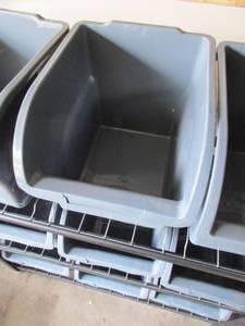 Shelving Unit with Bins