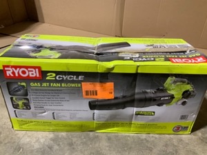 lot 10 image: RYOBI 160 MPH 520 CFM 25cc Gas Jet Fan Blower SEE PICS