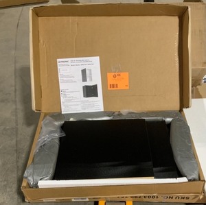 lot 45 image: PREPAC ELITE BLACK16 IN. STACKABLE WALL CABINET NOT USED SEE PICS