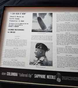 Original Set of Columbia Records I Can Hear It Now with Edward R. Murrow