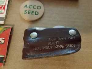 Six Seed Company Souvenirs 2-Books of Blaney Matches, Northrup King Pocket Knife and More