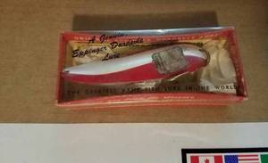 10-Small 3 Blade Souvenir Pocket Knives and One 2-Blade Knife, A Genuine Eppinger Dardevle