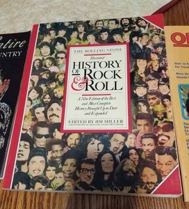 Three Collectible Books on Music Stars Reba McEntire, Waylon & Willie, Illustrated History of Rock