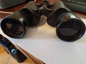 Lichter No. 4113 Coated 7 X 50 Vintage Binoculars with Leather Case - Case is in Poor Condition