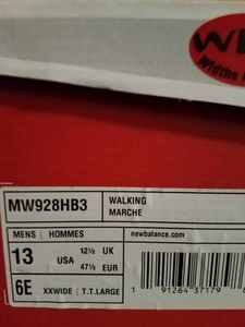 New Pair of Mens New Balance Size 13 - 6E Width Walking Shoes