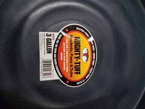 Two New Little Giant 3 Gallon Mighty-Tuff All-Weather Pans