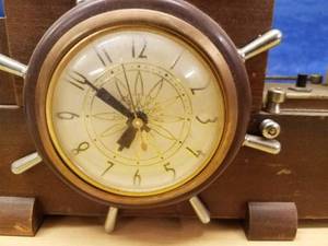 Vintage Ship Clock with Lanshire Clock Mechanism