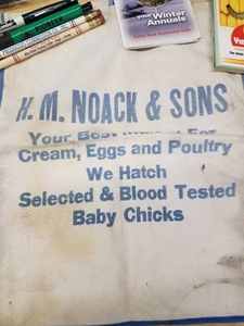 Ag Souvenirs H.M. Noack & Sons Small Cloth Bag, Crows Hybrids Pocket Guide, Purdue Field Guides, Monsanto Tire Guage