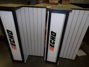 Pair of Lighted tool display Racks