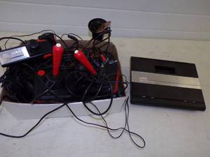 Atari 7800 System with Controllers and Cables