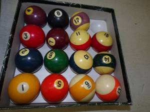 Vintage Pool Balls