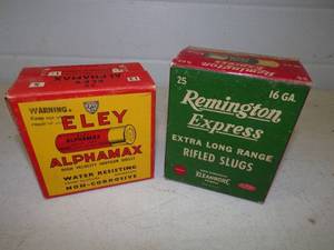 Pair of Shot Gun Shell Boxes