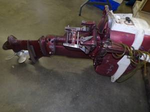 Johnson 18 HP Sea King Outboard Motor with 4 Blade Prop