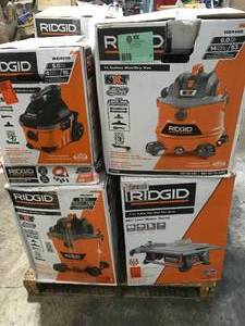 ASSORTED PALLET WITH RIDIG TOOLS SEE PICS