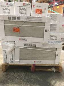 PALLET WITH MIXED DALTILE TILES SEE PICS