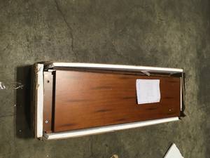Highboy 52 in. Composite TV Stand 56 in. with Glass Doors SEE PICS