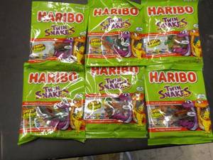 lot 31 image: 6 - 4 oz Bags Haribo Candy...