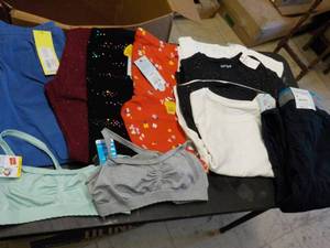 lot 84 image: Girls Size M and L Clothing...