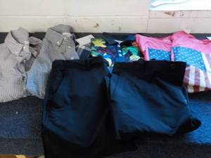 lot 100 image: Mens Size S Shirts and Pants...