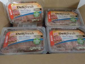 lot 153 image: 12 -16 oz pkgs Frozen Hot N Spicy H...