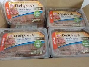 lot 155 image: 12 -16 oz pkgs Frozen Hot N Spicy H...
