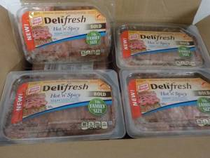 lot 156 image: 12 -16 oz pkgs Frozen Hot N Spicy H...